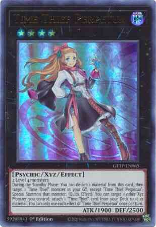 Time Thief Perpetua - GFTP-EN065 - Ultra Rare - 1st Edition