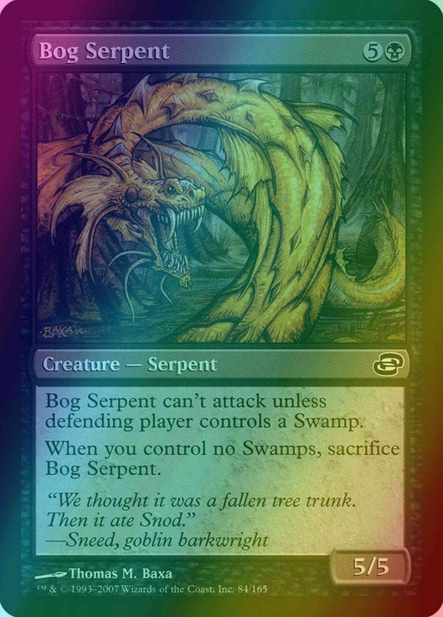 Bog Serpent [84] [Planar Chaos] [Foil]