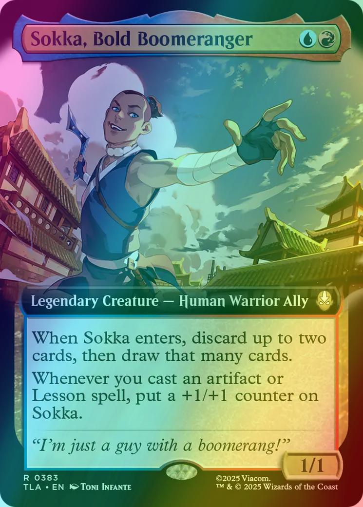 Sokka, Bold Boomeranger [383] [Extended Art] [Avatar: The Last Airbender] [Foil]