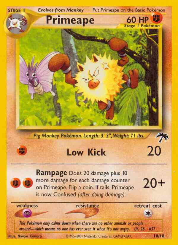 Primeape - 18/18 - Promo [si1-18] [Non-Holo]