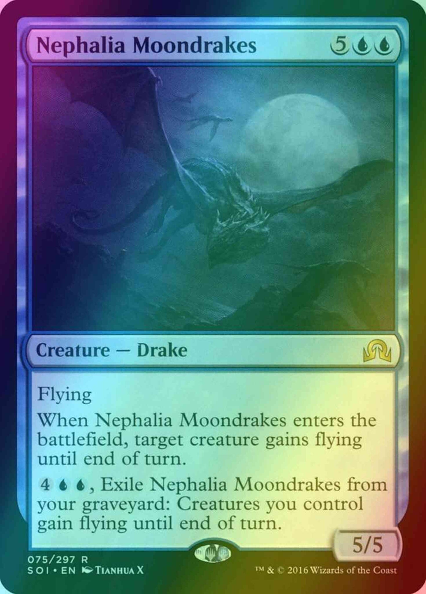 Nephalia Moondrakes [75] [Shadows over Innistrad] [Foil]