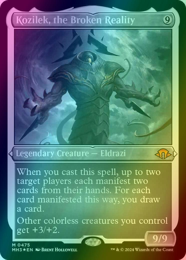 Kozilek, the Broken Reality [475] [Modern Horizons 3] [Etched Foil]