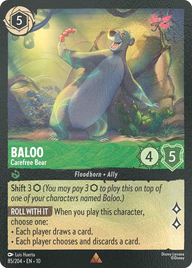 Baloo - Carefree Bear - 85/204 [Whispers in the Well] [Cold Foil]