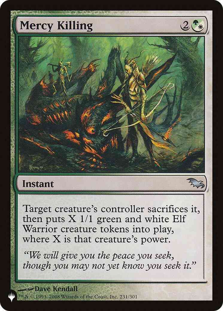 Mercy Killing [SHM-231] [The List] [Non-Foil]