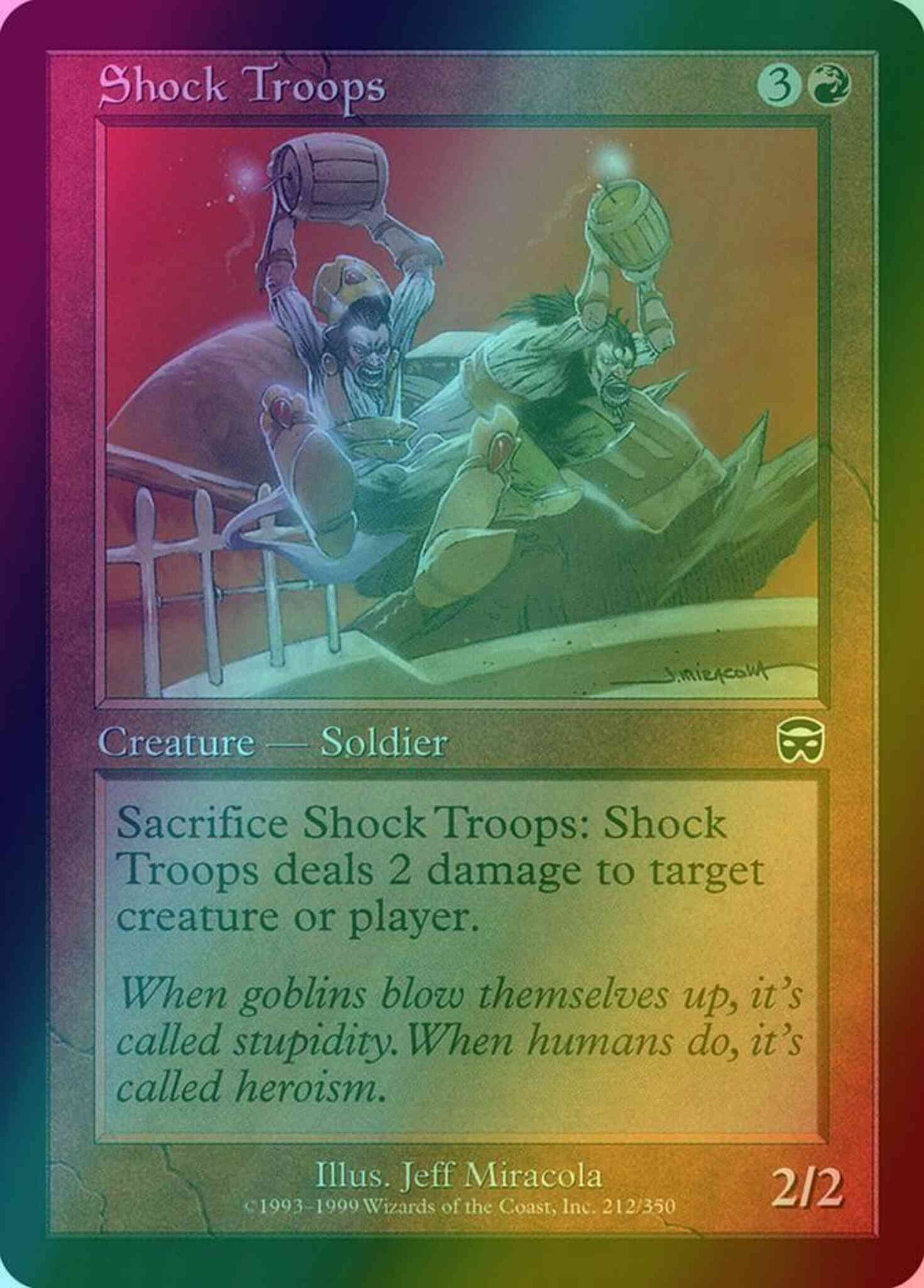 Shock Troops [212] [Mercadian Masques] [Foil]