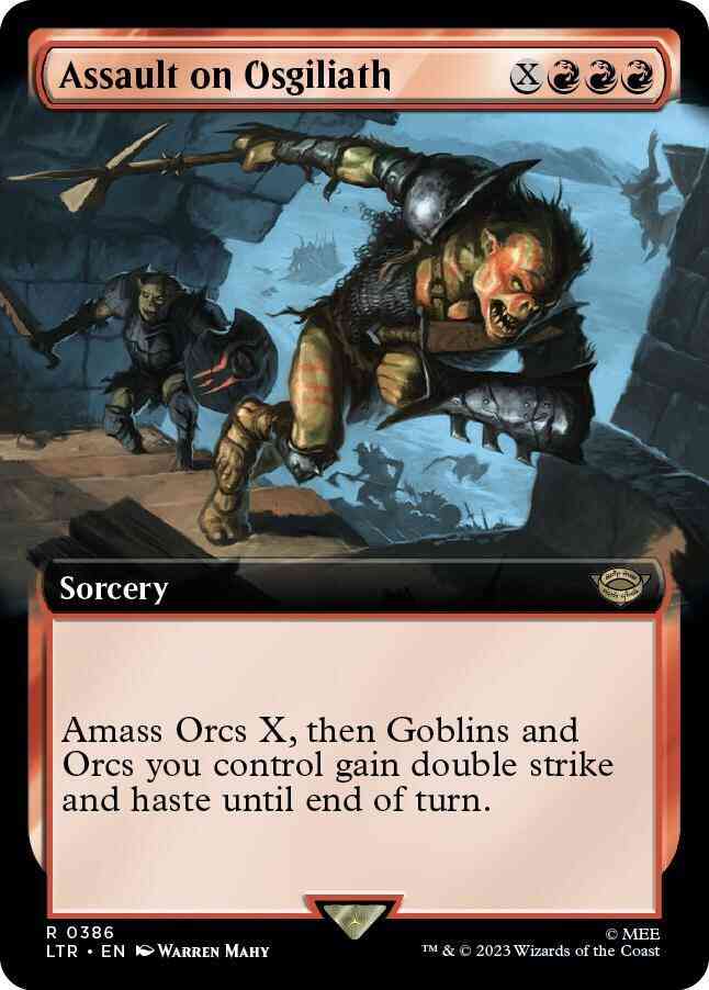 Assault on Osgiliath [386] [Extended Art] [Jumpstart Exclusive] [The Lord of the Rings: Tales of Middle-earth] [Non-Foil]