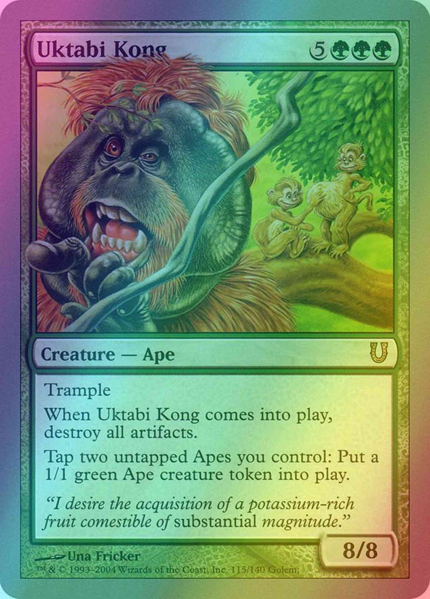 Uktabi Kong [115] [Unhinged] [Foil]