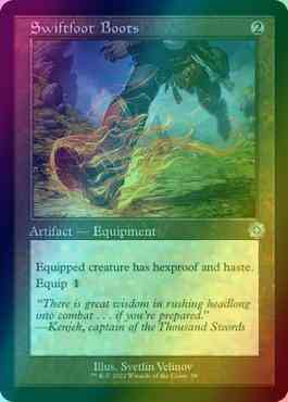 Swiftfoot Boots [58] [Retro Frame] [The Brothers' War Retro Artifacts] [Foil]
