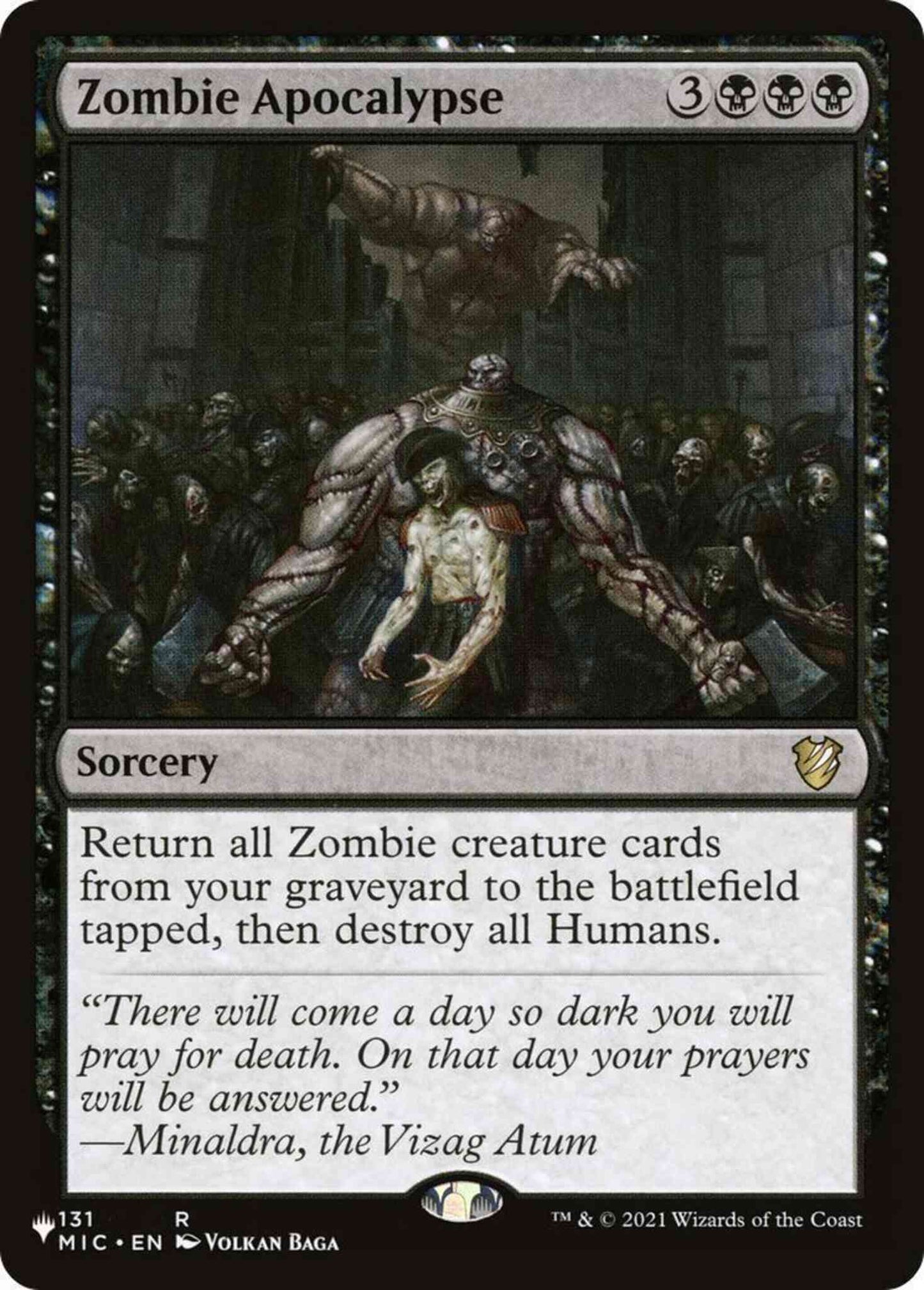 Zombie Apocalypse [MIC-131] [The List] [Non-Foil]