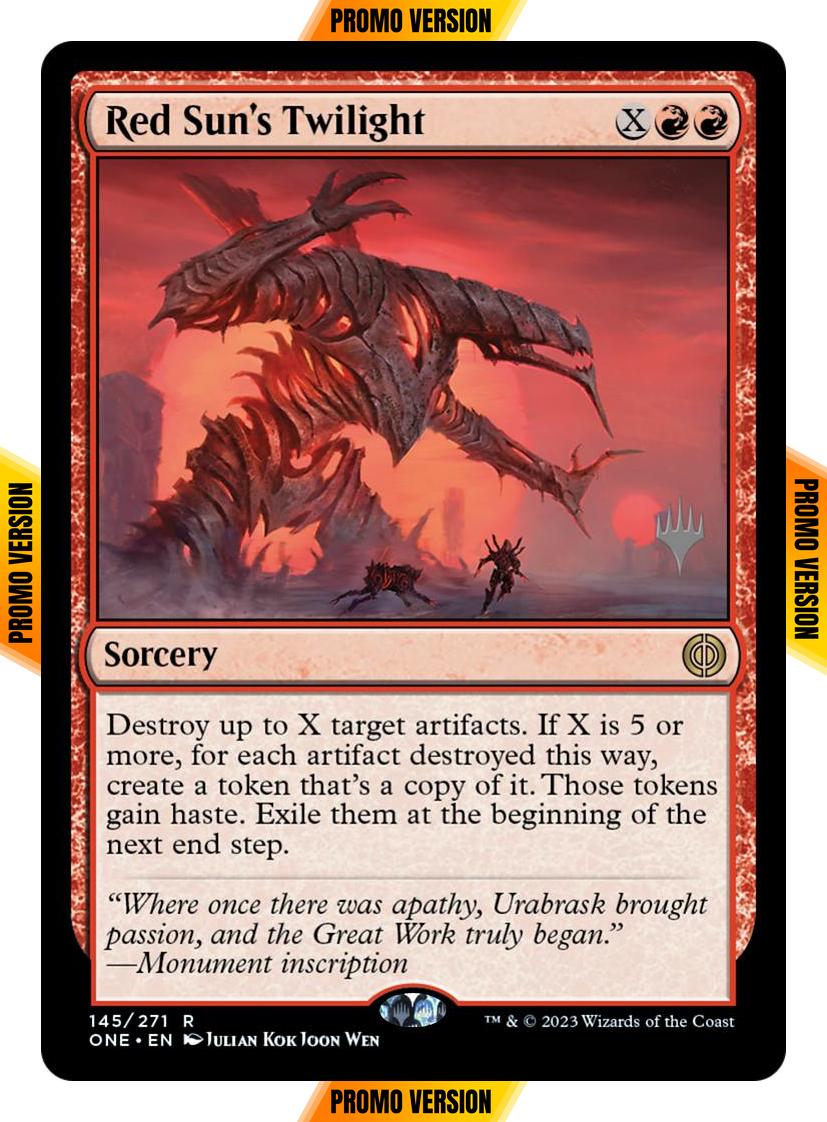 Red Sun's Twilight [145p] [Promo Pack] [Phyrexia: All Will Be One: Promos] [Non-Foil]
