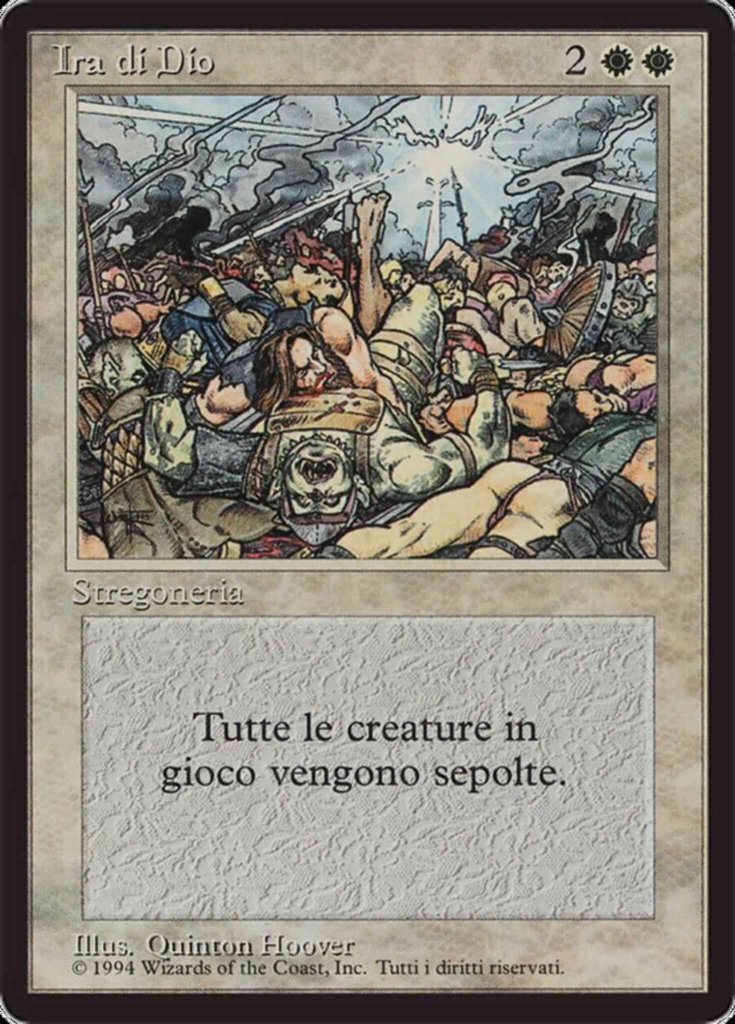 Wrath of God - Italian [46] [Foreign Black Border: Italian] [Non-Foil]