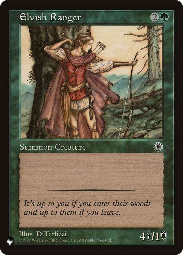 Elvish Ranger [POR-165] [The List] [Non-Foil]