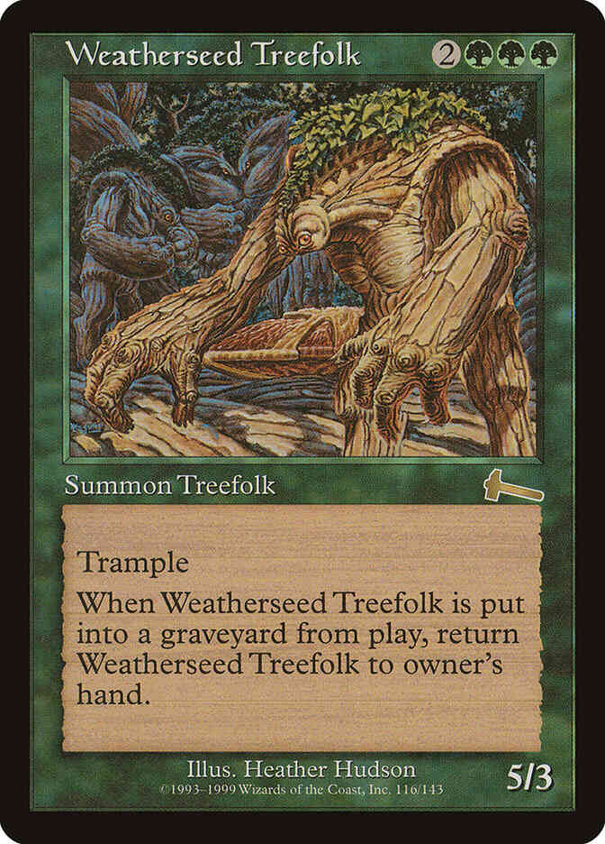 Weatherseed Treefolk [116] [Urza's Legacy] [Non-Foil]