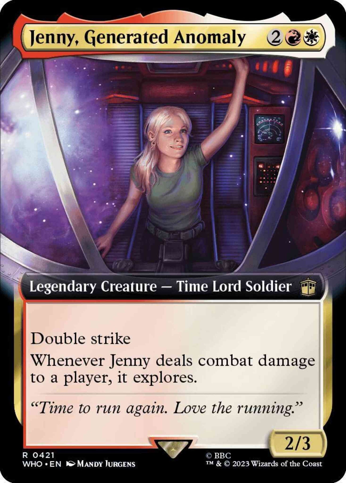 Jenny, Generated Anomaly [421] [Extended Art] [Universes Beyond: Doctor Who] [Non-Foil]