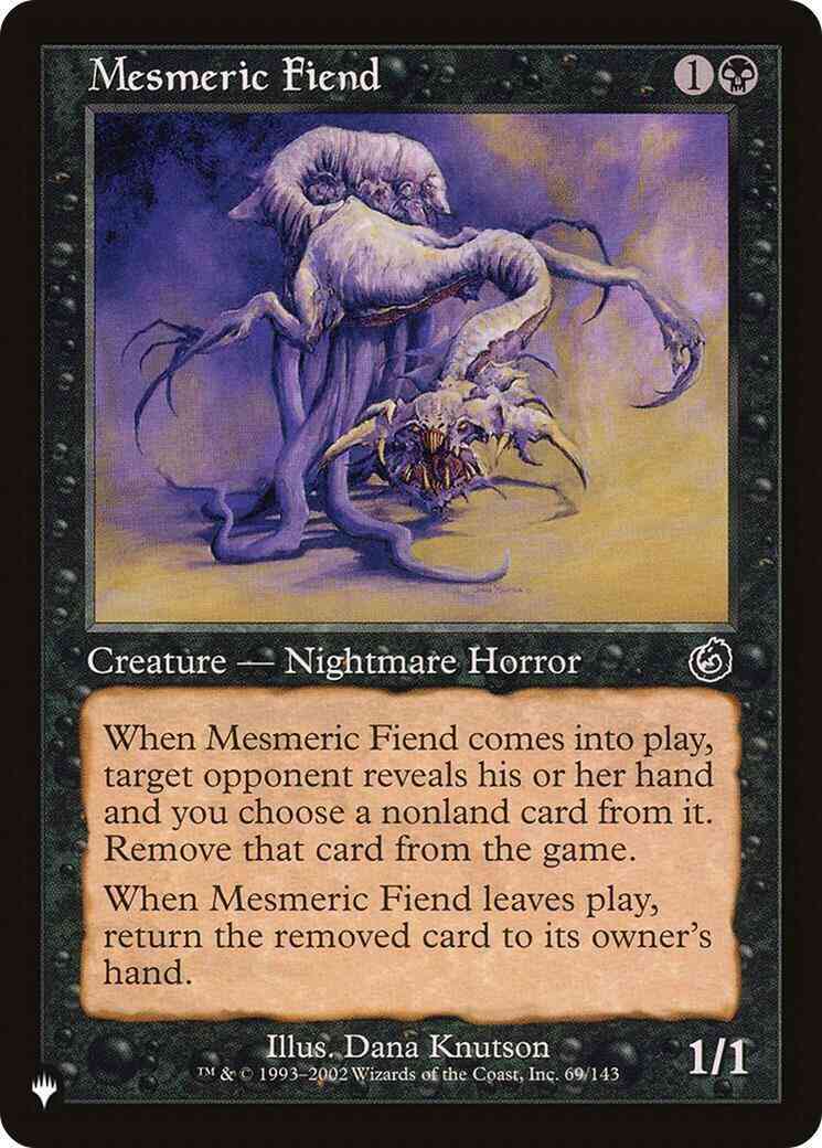 Mesmeric Fiend [TOR-69] [The List] [Non-Foil]