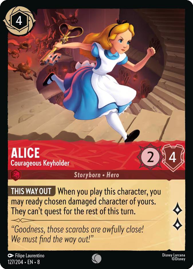 Alice - Courageous Keyholder - 127/204 [Reign of Jafar] [Non-Foil]