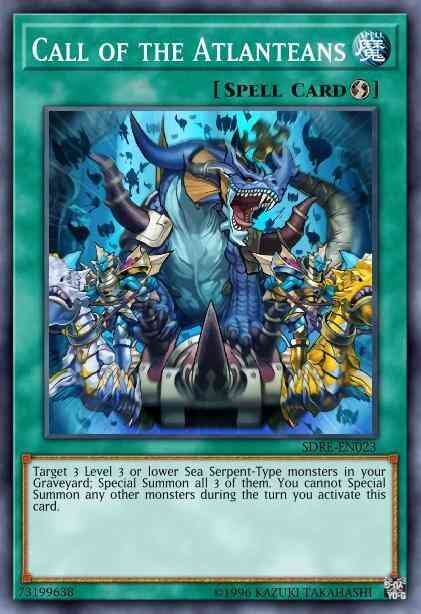 Call of the Atlanteans - BP03-EN178 - Shatterfoil Rare - 1st Edition