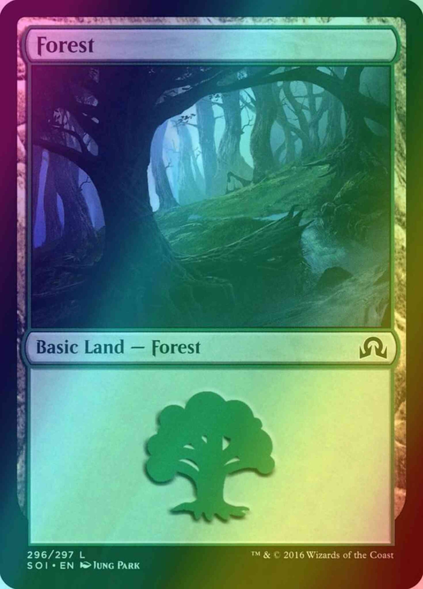 Forest [296] [Shadows over Innistrad] [Foil]