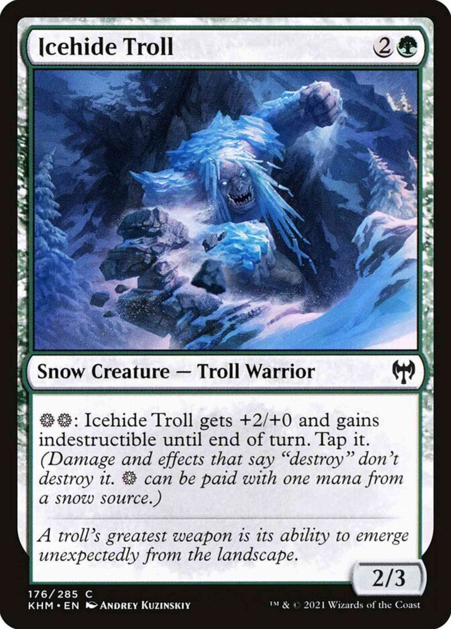 Icehide Troll [176] [Kaldheim] [Non-Foil]