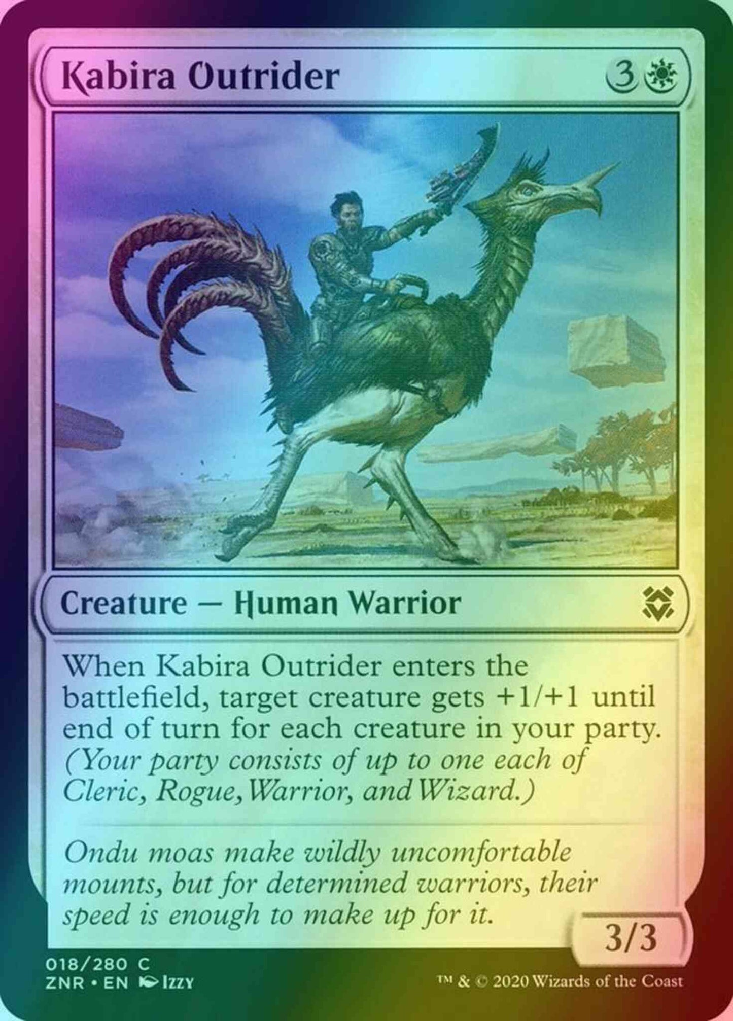 Kabira Outrider [18] [Zendikar Rising] [Foil]