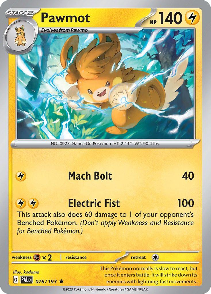 Pawmot - 076/193 - Rare [sv02-076] [Holo]