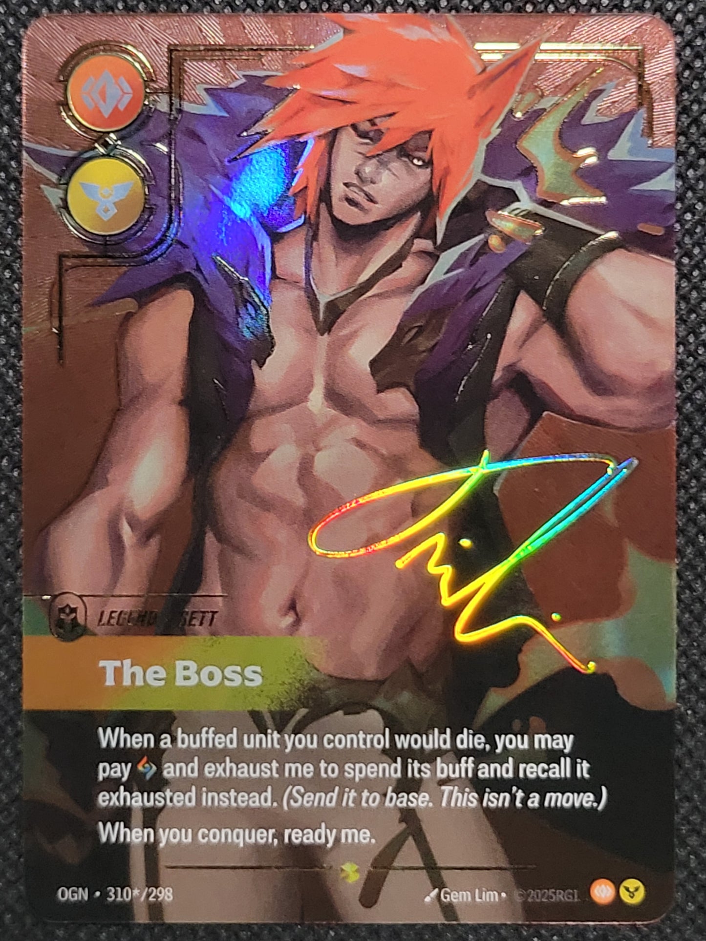 The Boss (Sett) — Signature|Foil — ID 17185