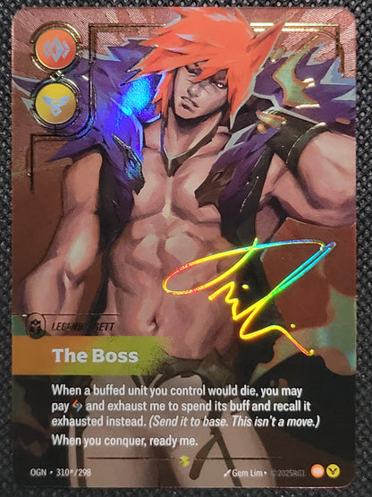 The Boss (Sett) — Signature|Foil — ID 17185