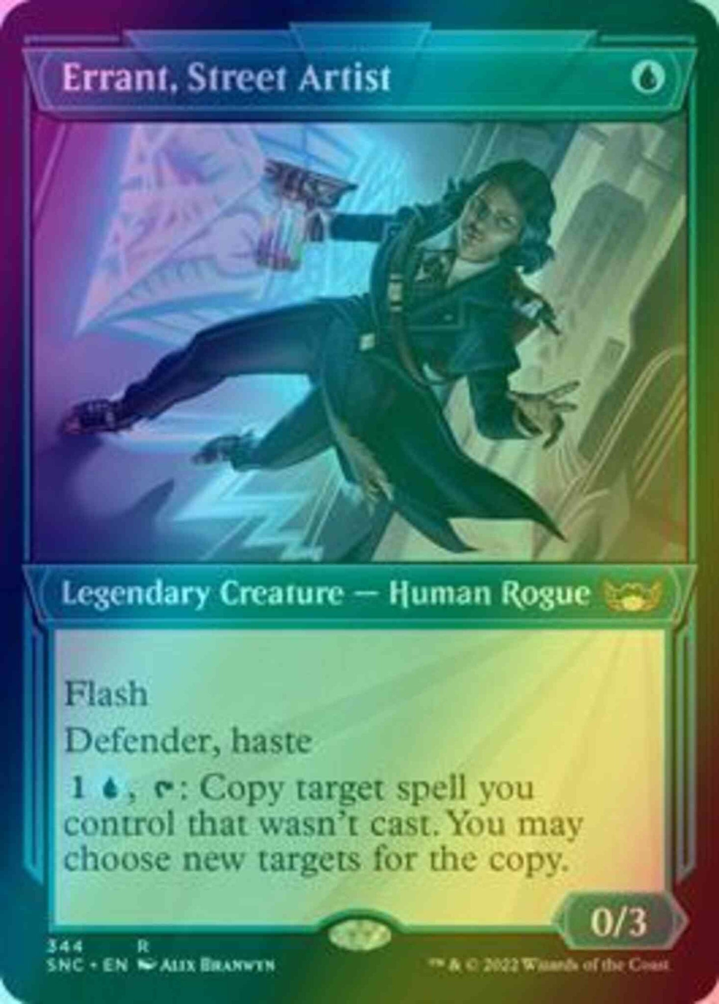 Errant, Street Artist [344] [Art Deco Showcase] [Streets of New Capenna] [Foil]