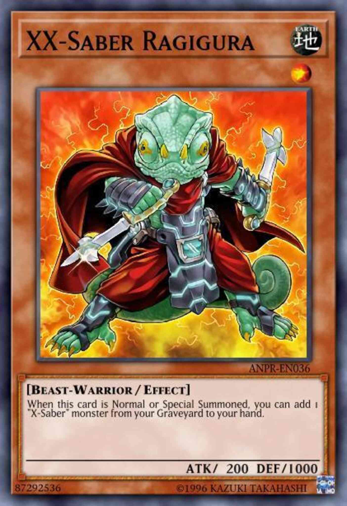 XX-Saber Ragigura - ANPR-EN036 - Common - 1st Edition