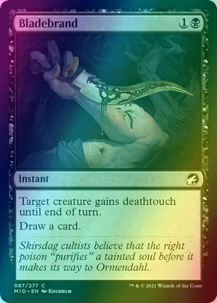Bladebrand [87] [Innistrad: Midnight Hunt] [Foil]