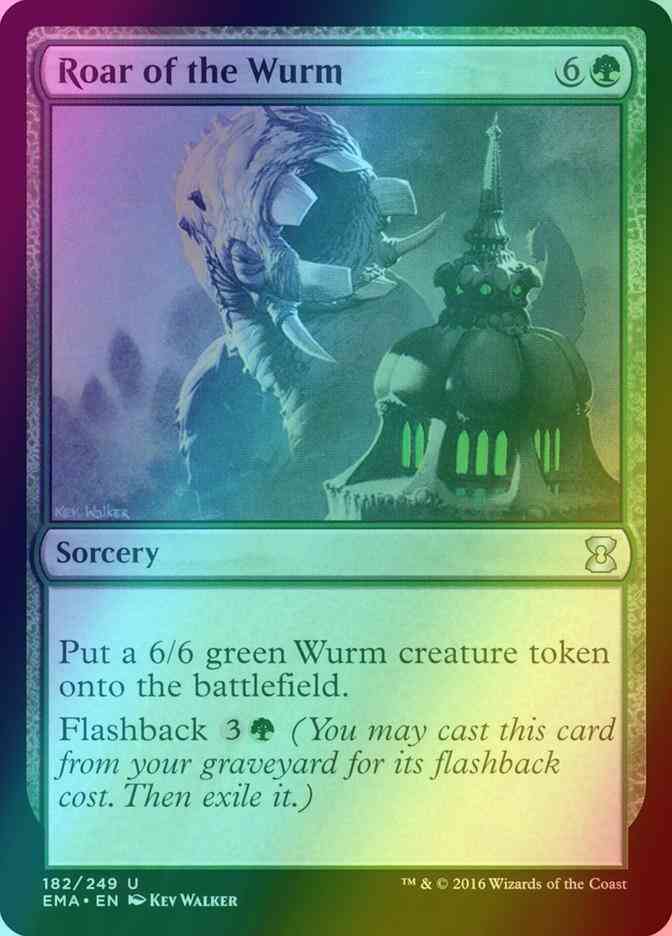 Roar of the Wurm [182] [Eternal Masters] [Foil]