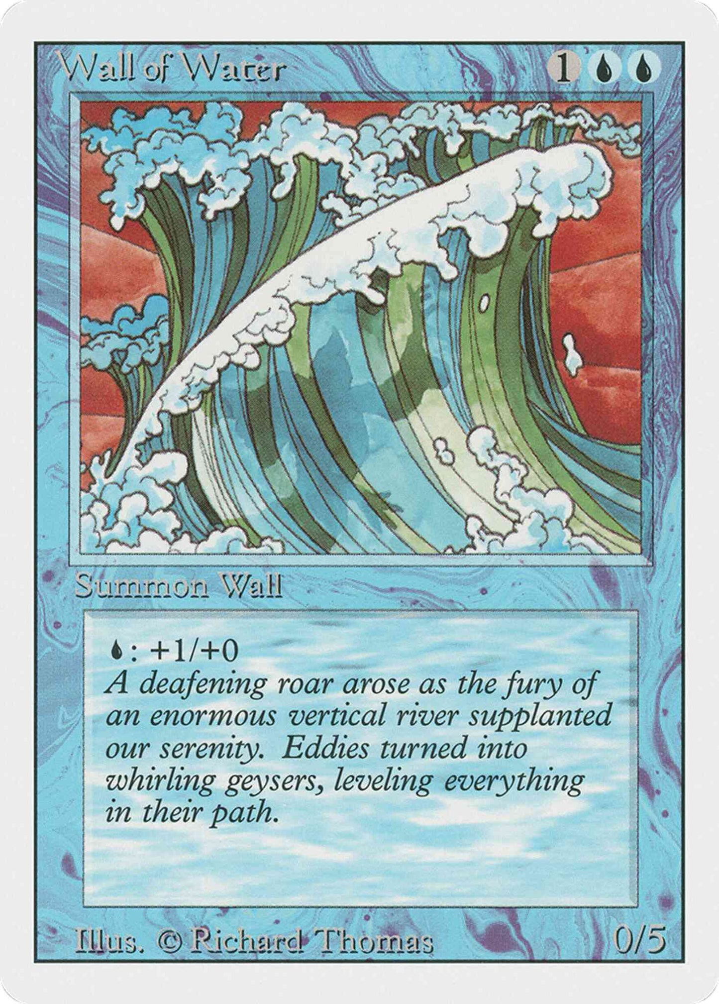 Wall of Water [91] [Revised Edition] [Non-Foil]