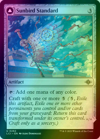 Sunbird Standard // Sunbird Effigy [262] [The Lost Caverns of Ixalan] [Foil]