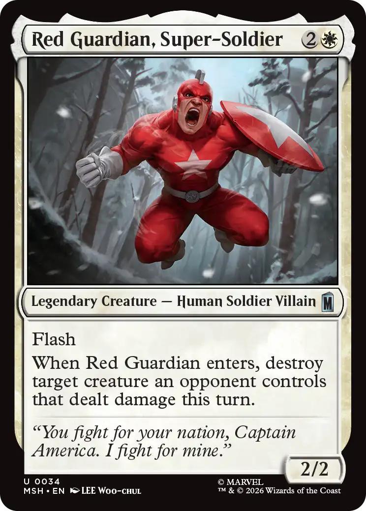 Red Guardian, Super-Soldier [34] [Marvel Super Heroes] [Non-Foil]