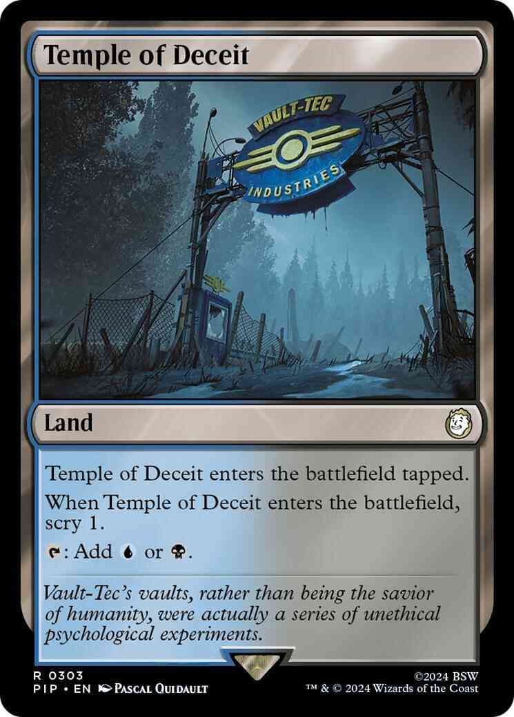 Temple of Deceit [303] [Fallout] [Non-Foil]