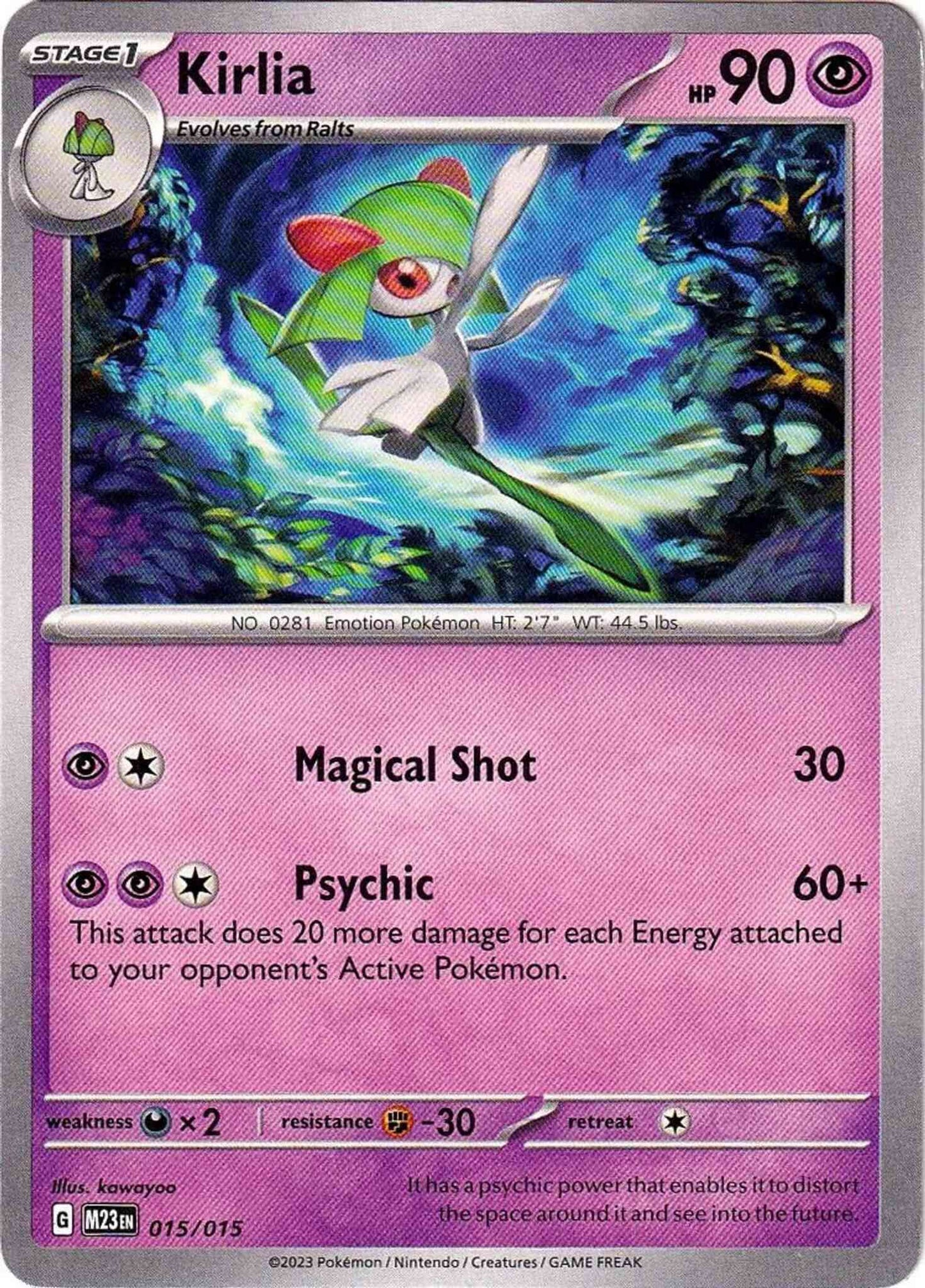 Kirlia - 015/015 - Promo [mcd23-015] [Non-Holo]