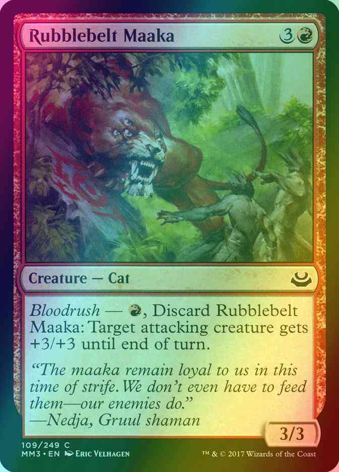 Rubblebelt Maaka [109] [Modern Masters 2017] [Foil]