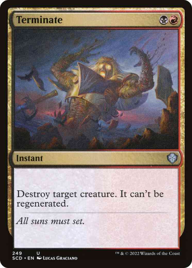 Terminate [249] [Starter Commander Decks] [Non-Foil]