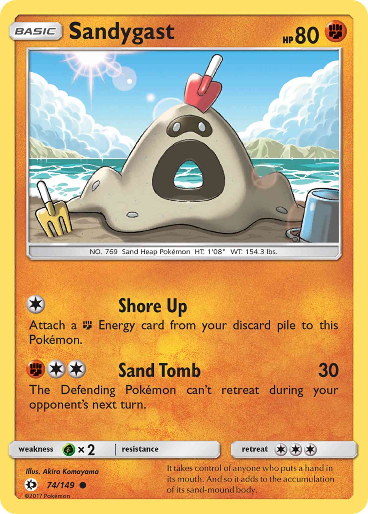 Sandygast - 74/149 - Common [sm1-74] [Non-Holo]