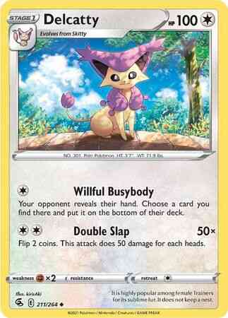 Delcatty - 211/264 - Uncommon [SWSH8-211] [Non-Holo]