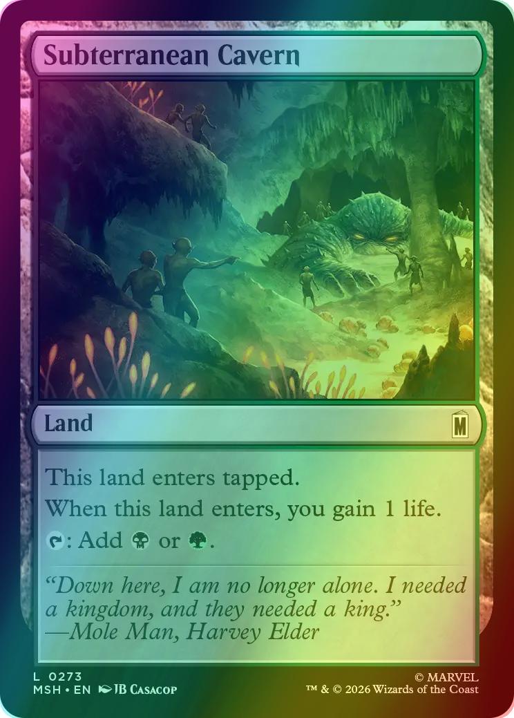 Subterranean Cavern [273] [Marvel Super Heroes] [Foil]