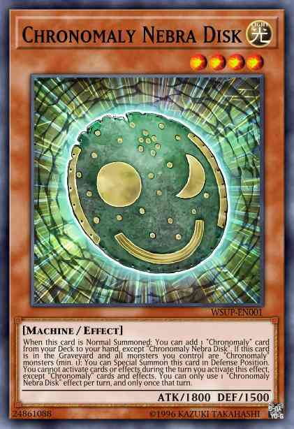 Chronomaly Nebra Disk - WSUP-EN001 - Prismatic Secret Rare - 1st Edition