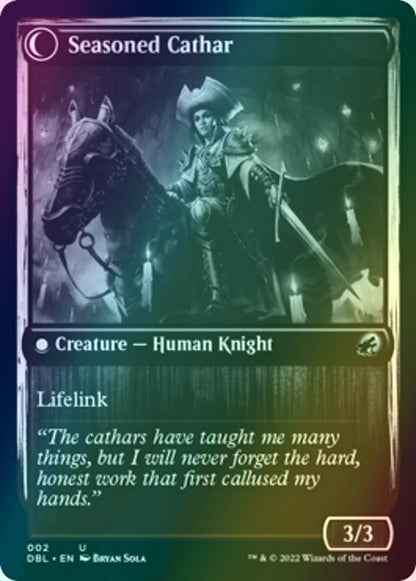 Ambitious Farmhand // Seasoned Cathar [2] [Innistrad: Double Feature] [Foil]