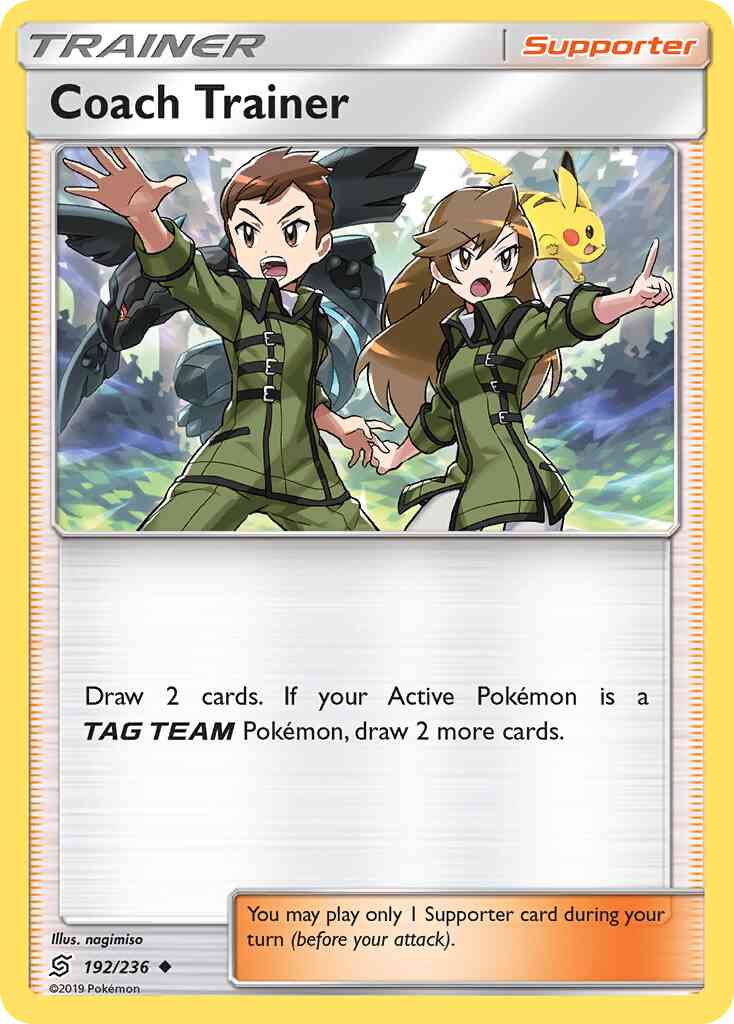 Coach Trainer - 192/236 - Uncommon [sm11-192] [Non-Holo]