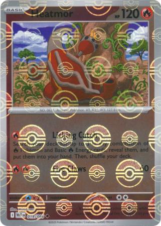 Heatmor - Poké Ball Pattern - 019/086 - Uncommon [sv105w-019] [Reverse Holo]