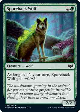 Sporeback Wolf [223] [Innistrad: Crimson Vow] [Non-Foil]