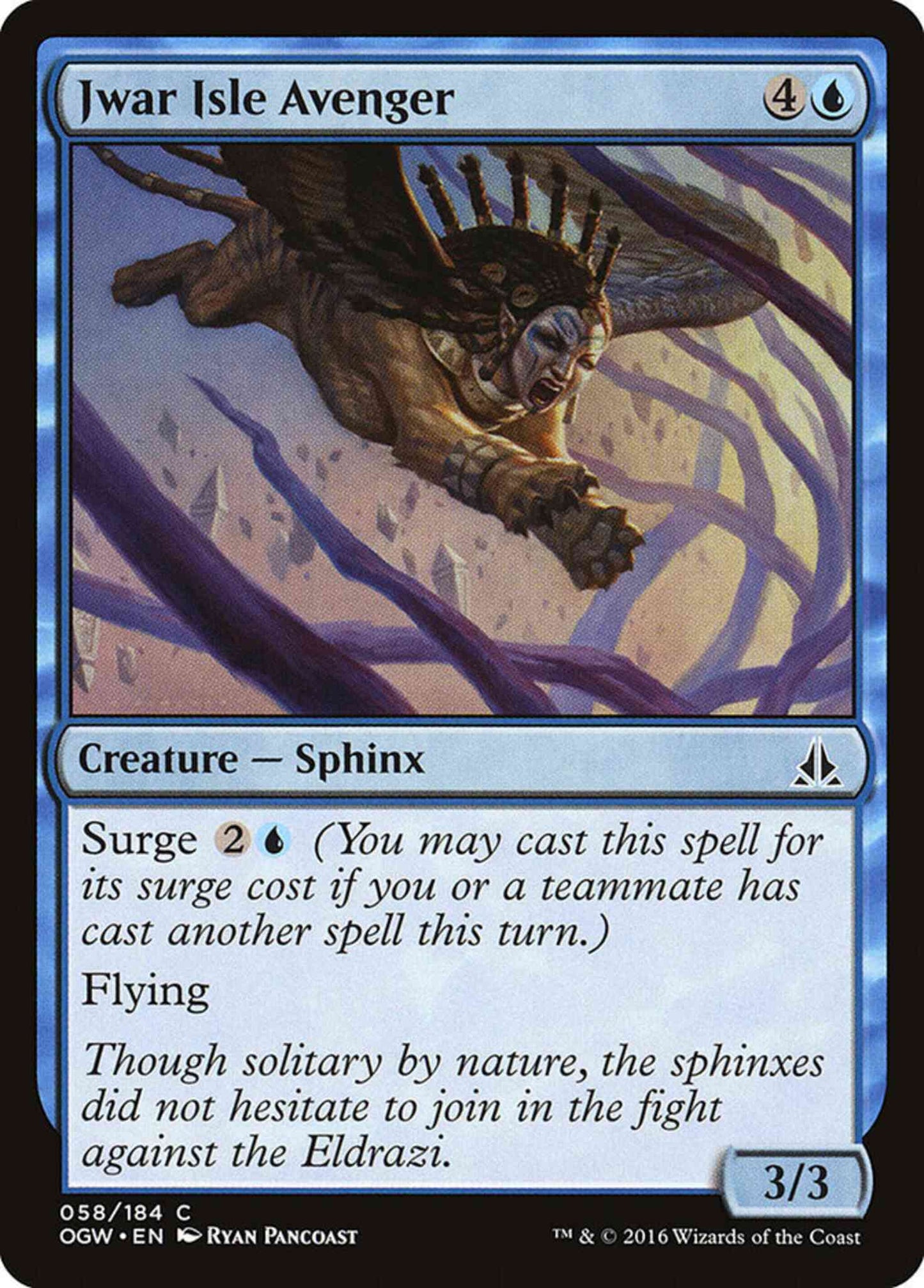 Jwar Isle Avenger [58] [Oath of the Gatewatch] [Non-Foil]