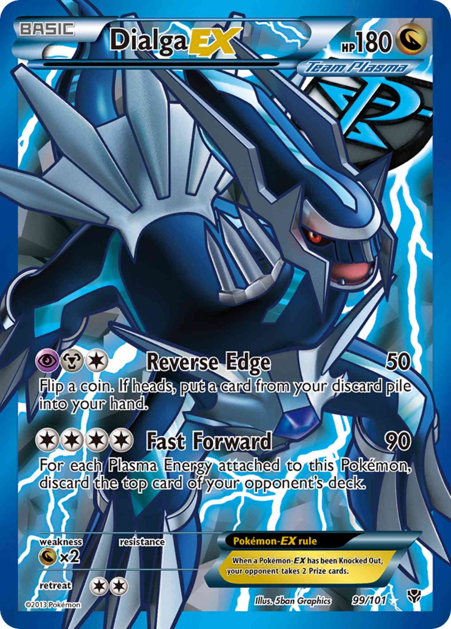 Dialga-EX - 99/101 - Rare Ultra [bw10-99] [Ultra]
