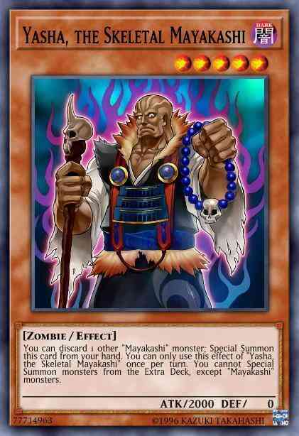 Yasha, the Skeletal Mayakashi - HISU-EN031 - Super Rare - 1st Edition