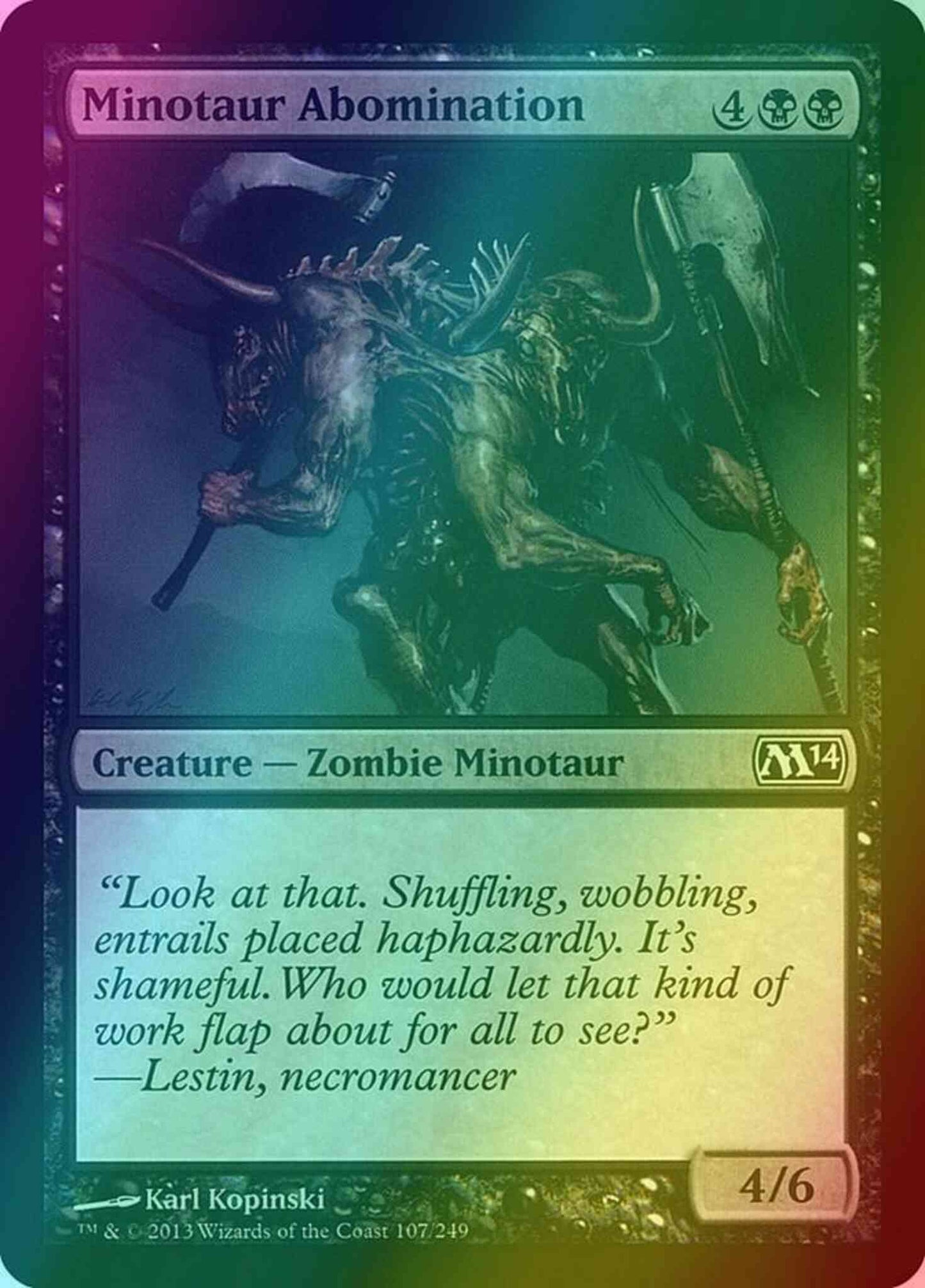 Minotaur Abomination [107] [Magic 2014] [Foil]